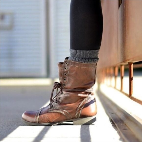 ⚡Vintage Steve Madden P- RAWKER Leather Boots⚡ - Picture 14 of 16